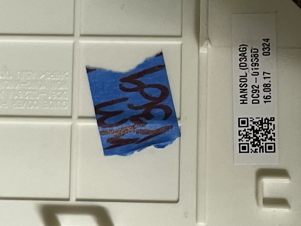 Samsung DC92 01938D Washer Control AZ47700 | Wmv369