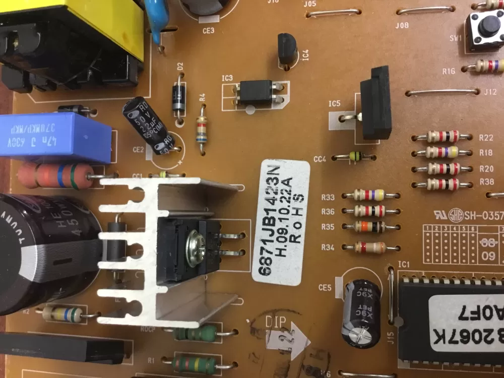 LG Kenmore 6871JB1423B AP4439541 Refrigerator Control Board AZ30769 | NR884