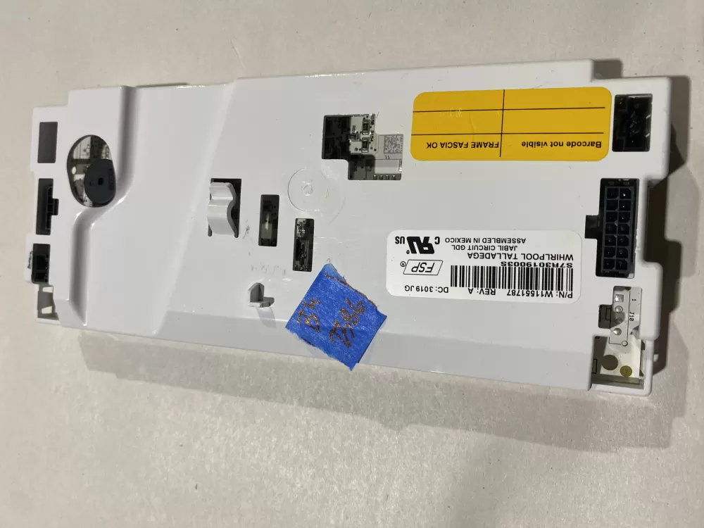 WhirlpoolW11551787  W11634312 Panel-Ui for Whirlpool AZ141878 | BK2386