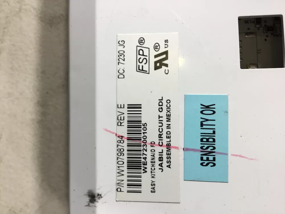 Whirlpool KitchenAid W10723851 Refrigerator Control Board AZ46352 | NR1778