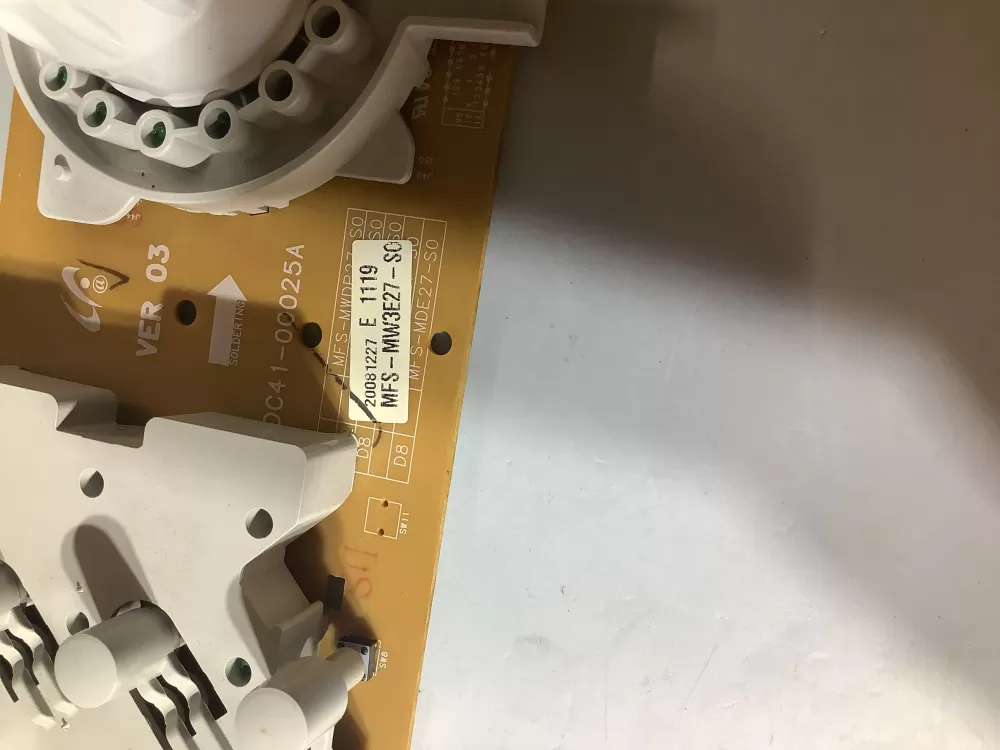 Samsung Washer MFS-MW3E27-S0 Main Board AZ113039 | BGV667