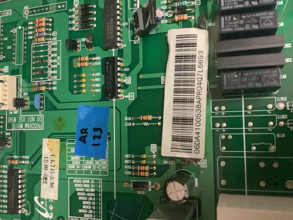 Samsung DA41 00538A DA4100538A Refrigerator Control Board AZ197794 | AR123