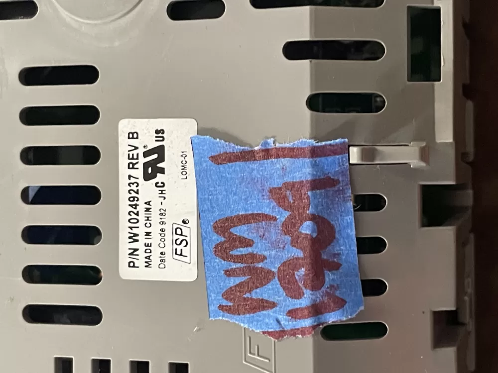 Whirlpool W10249237 B Washer Control Board #