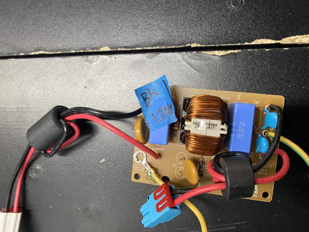 Samsung DA27 00027C Refrigerator Control Board Noise Filter AZ16863 | BK1216