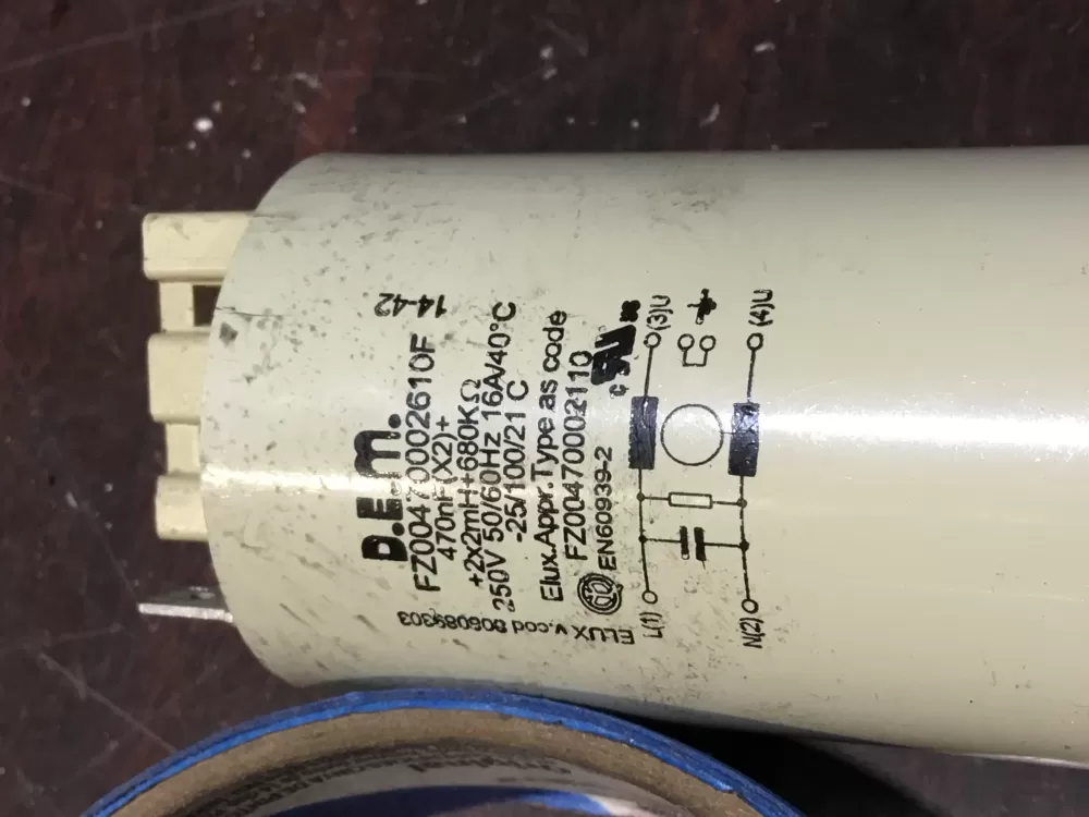 Maytag EN60939 2 Washer Noise Filter AZ80839 | Sl149