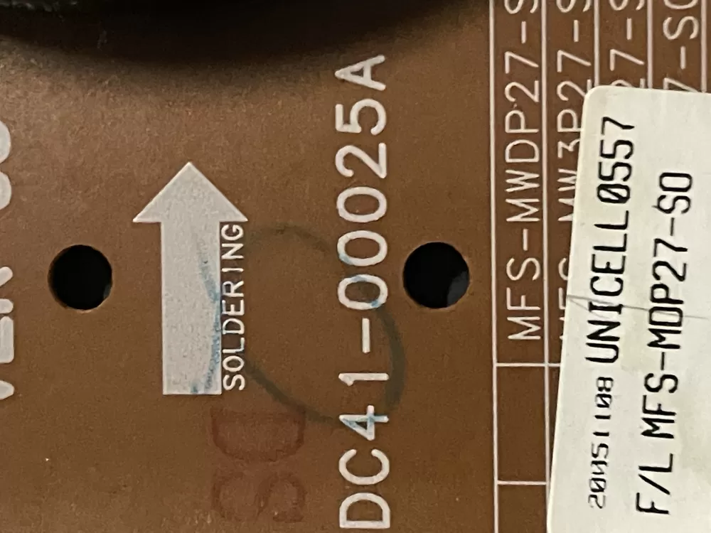 Maytag DC41-00025A DC41-00026A Dryer Control Board UI AZ26408 | WMV347