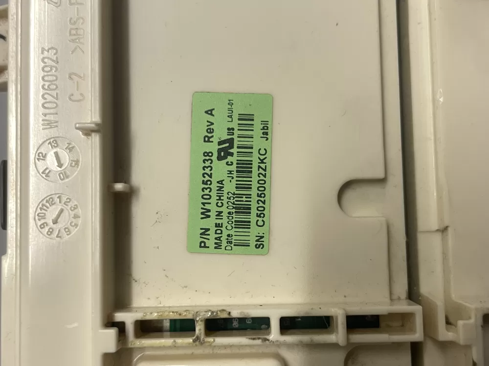 Whirlpool W10352338 Washer Control Board Interface AZ209648 | Wm1985