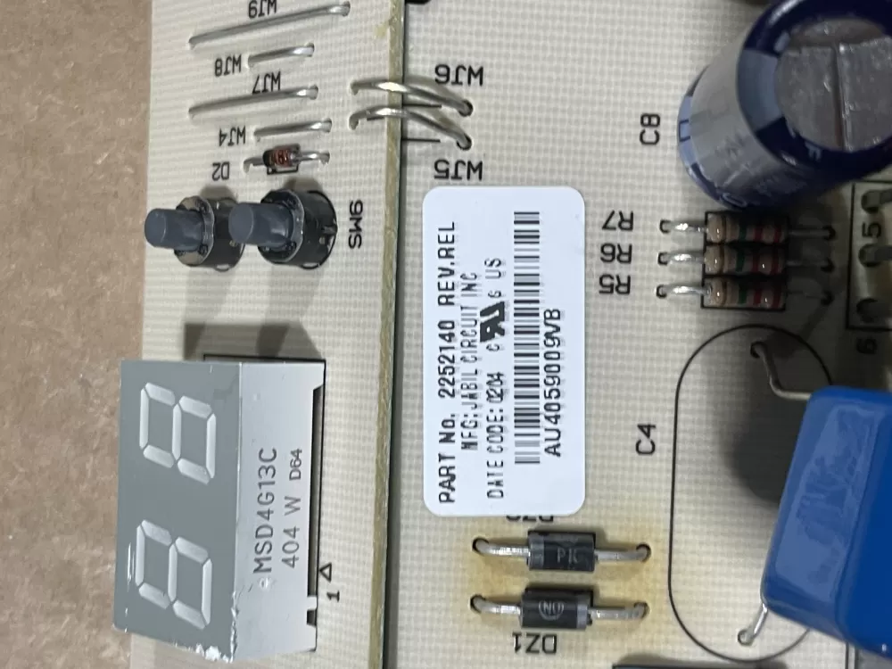 Whirlpool KitchenAid 2220512 8201658 Refrigerator Control Board AZ92453 | Wm524