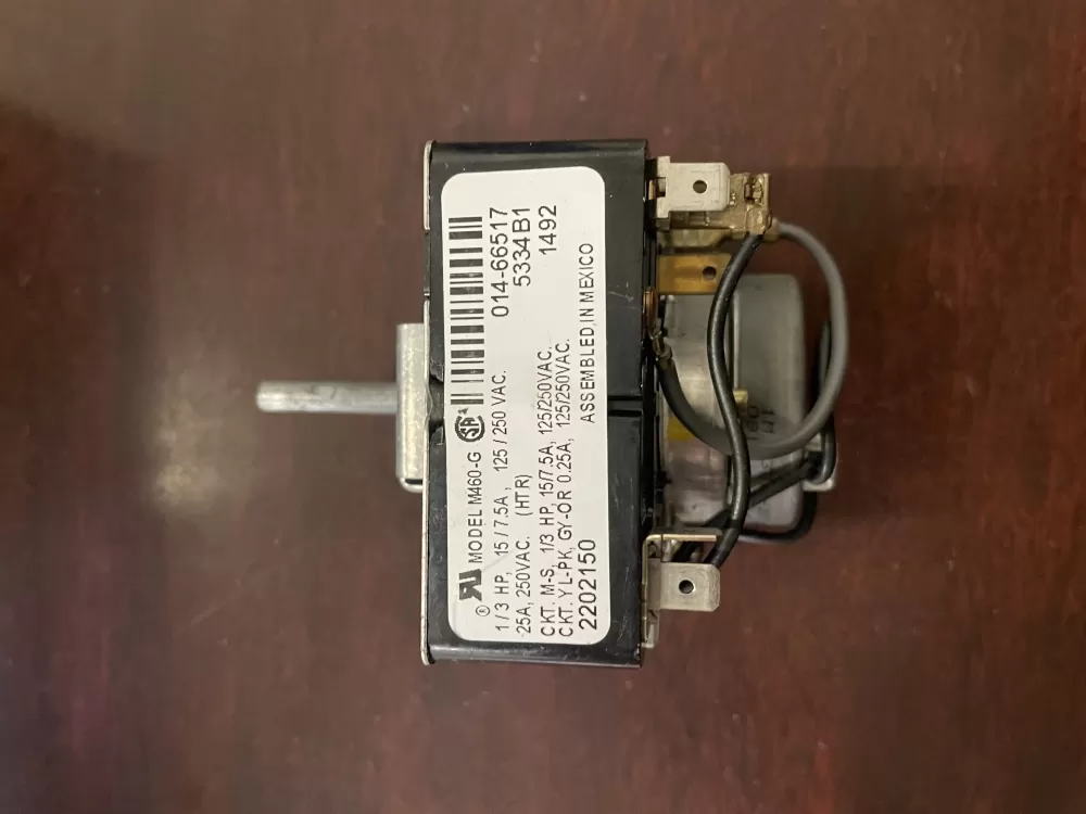 Whirlpool  Maytag  Magic Chef  Admiral 2202150 WP37001240 Dryer Timer