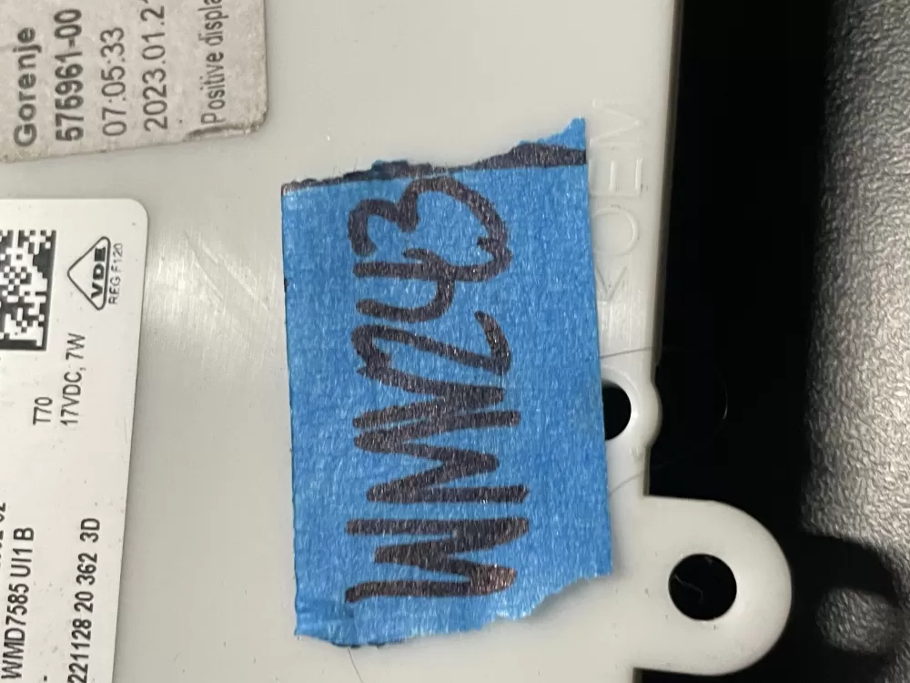 GORENJE Asko WMD7585 UI 1 Control Board Panel Console Display AZ9273 | WMV243