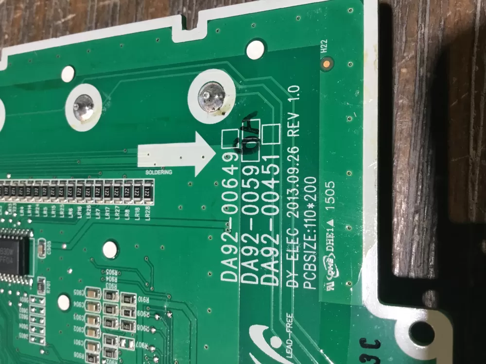 Samsung DA92-00596A Refrigerator Dispenser Control Board AZ52514 | NR1839