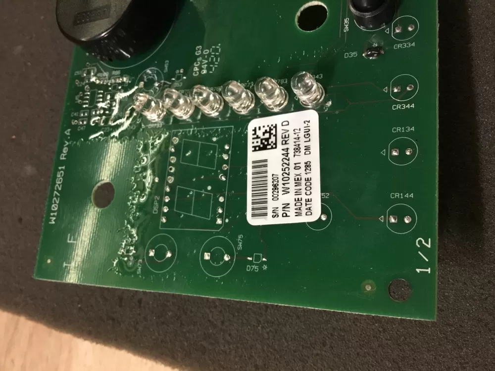 Whirlpool W10252244 Dryer Control Board AZ99791 | NRV470