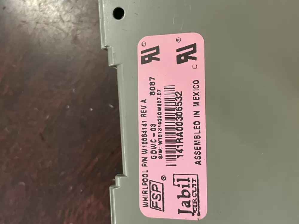 Kenmore KitchenAid W10084141 Dishwasher Control Board AZ53897 | Wm1852