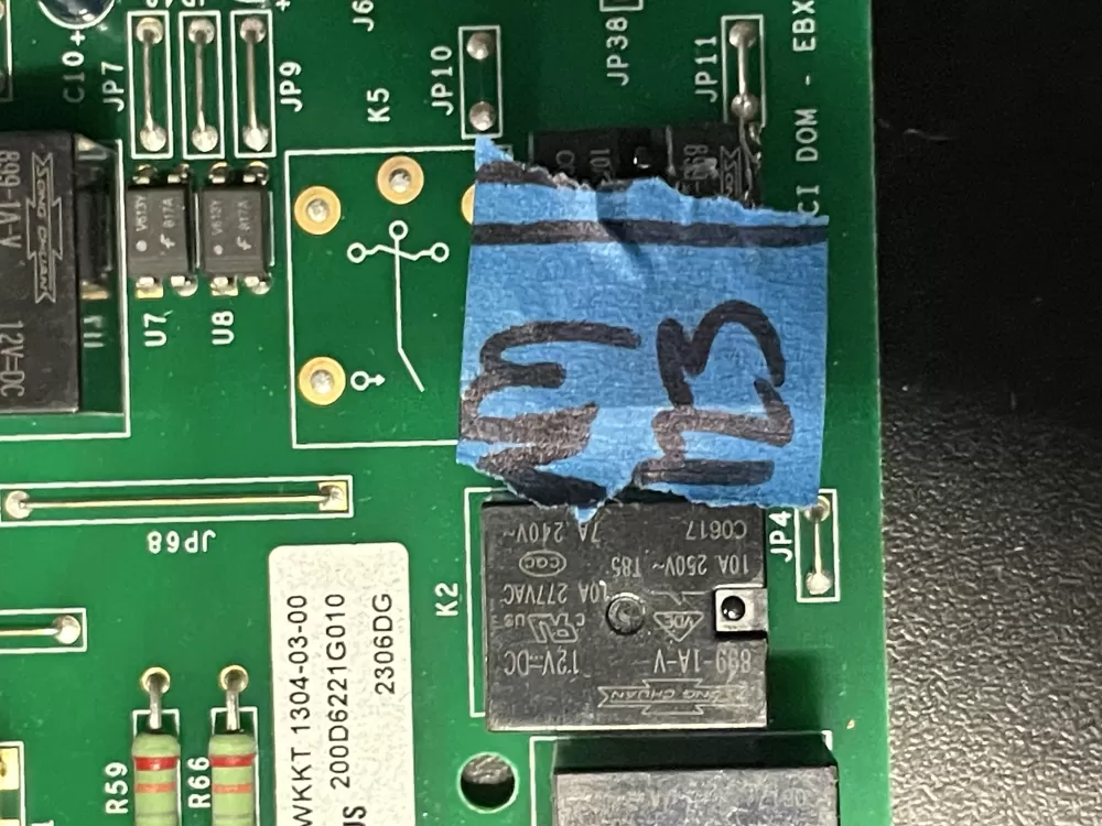 GE 200D6221G010 WR55X10552 Refrigerator Control Board AZ19632 | WM1123