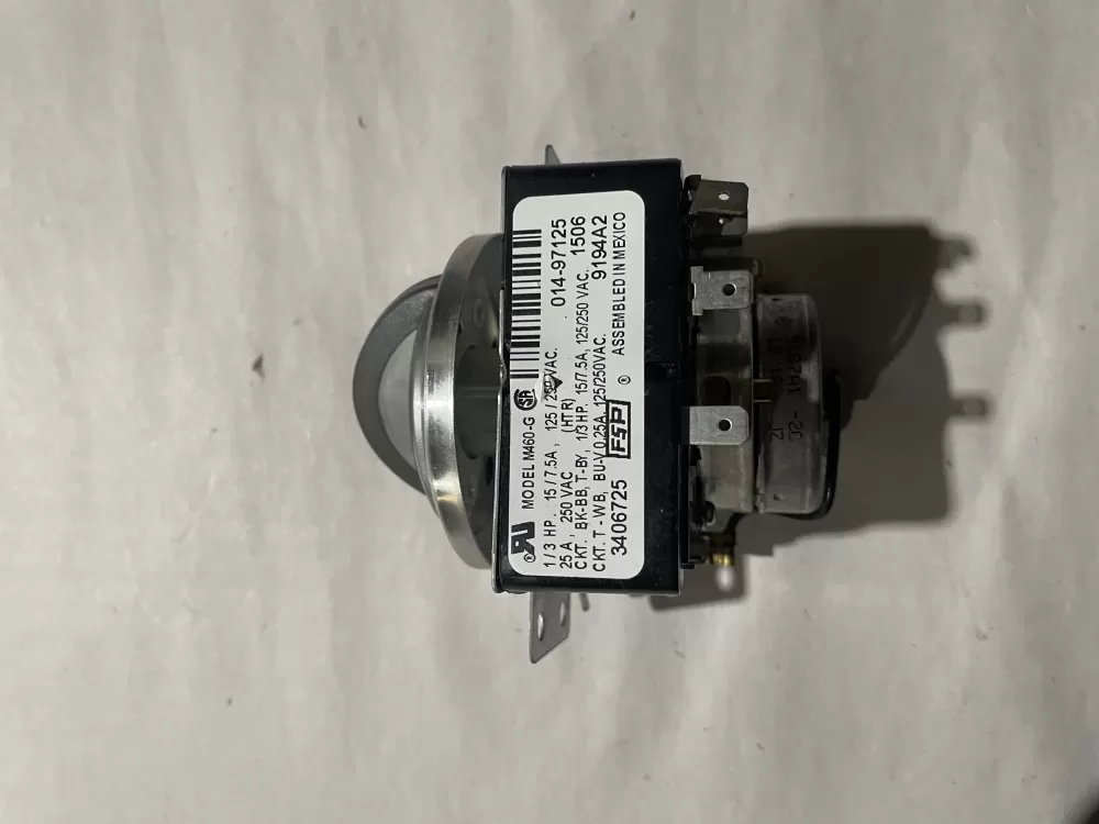 Whirlpool  Maytag  Amana AP6008573 3406725 WP3406725 PS11741713 Dryer Timer