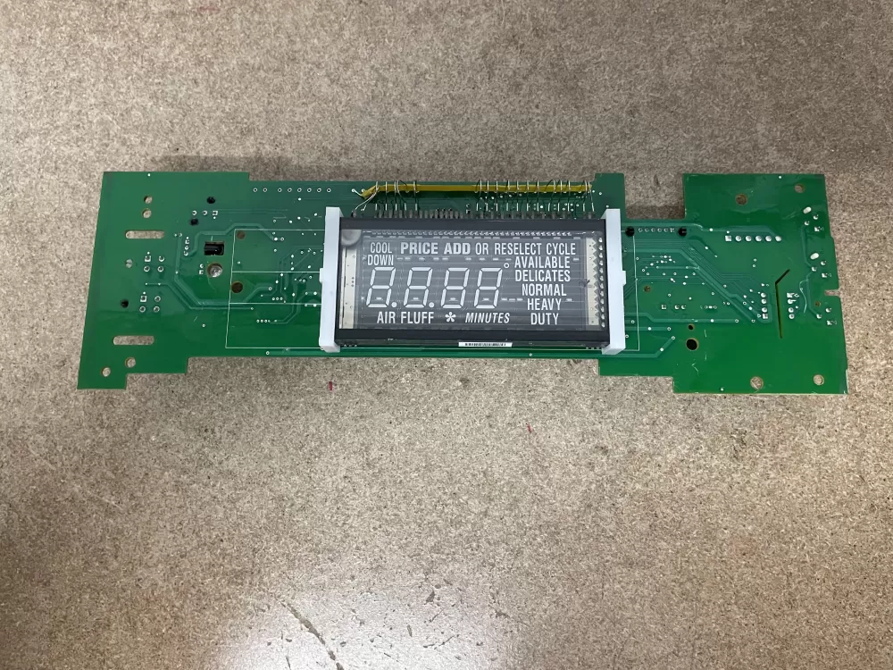 Whirlpool W10852653 Washer Control Board LCD Display Interface AZ58653 | KM2070