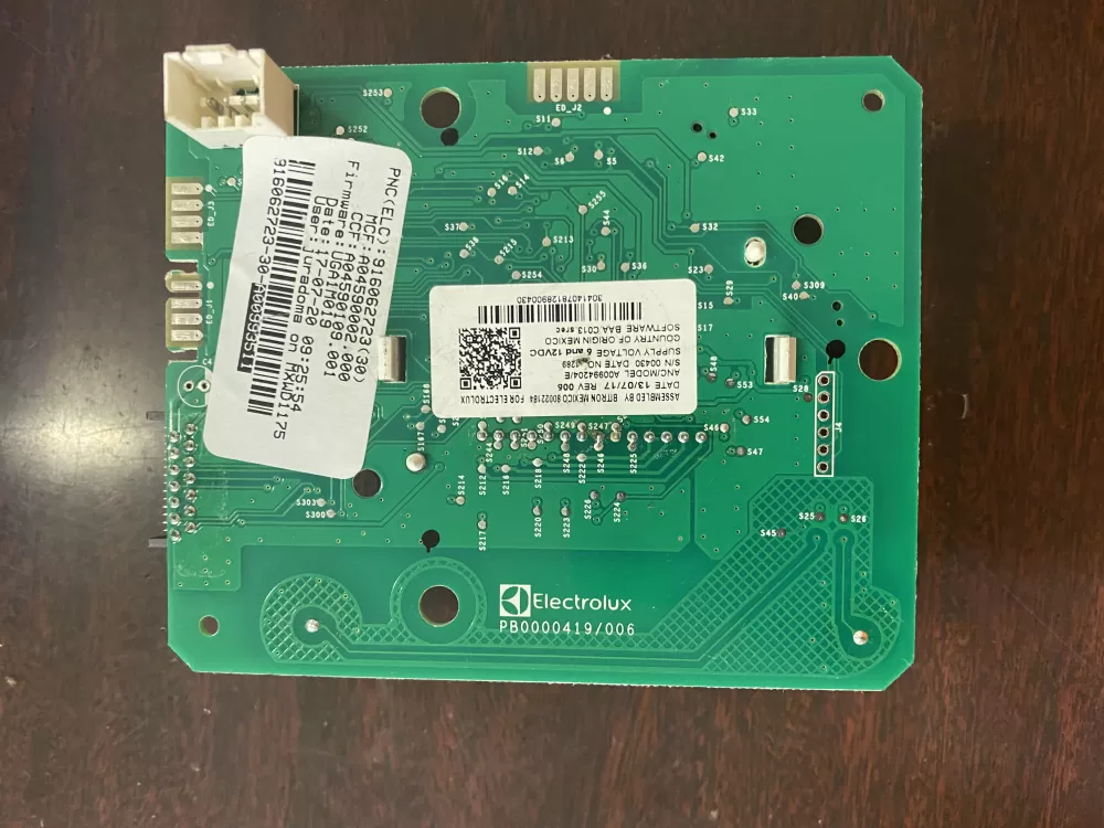 Genuine ELECTROLUX Dryer Interface Control Board A00994204 AZ35522 | BK97
