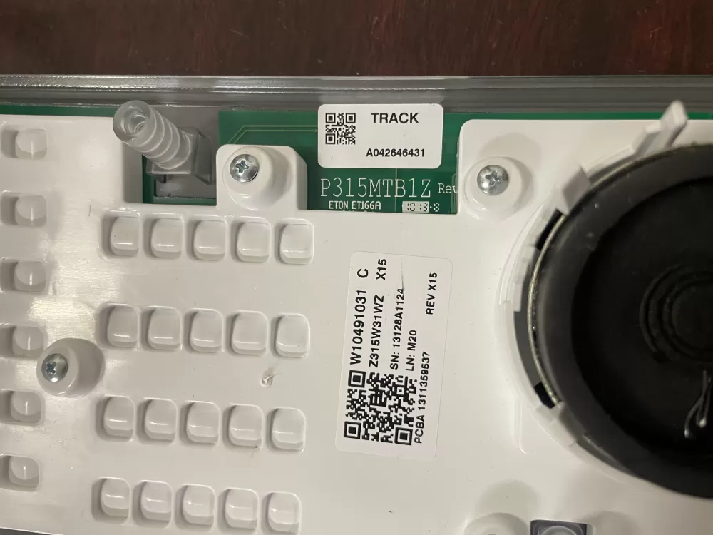 Whirlpool Maytag W10491031 AP6022250 Washer UI Control Panel AZ48751 | KMV249