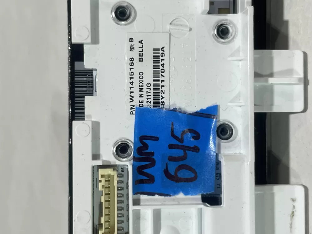 KitchenAid W11415168 Refrigerator Control Board Interface AZ151991 | Wm845