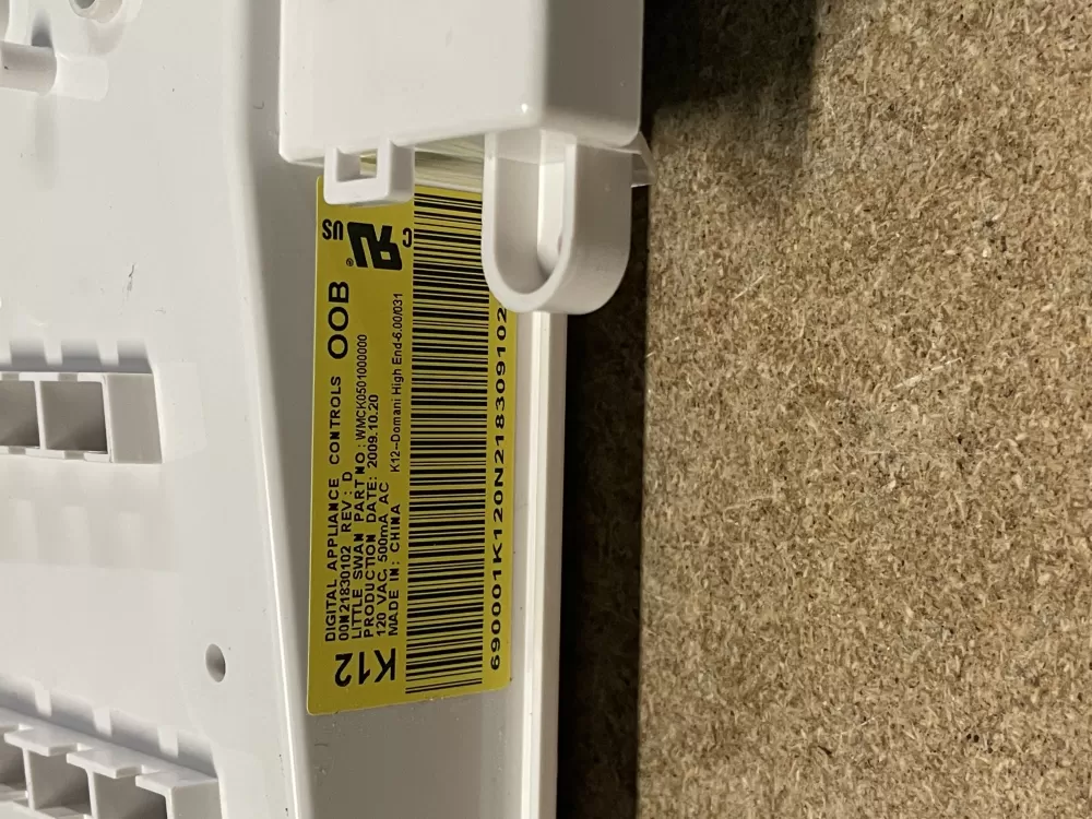 GE WH12X10355 00N21830102 WMCK0501000000 Washer Control Board AZ24453 | KMV271