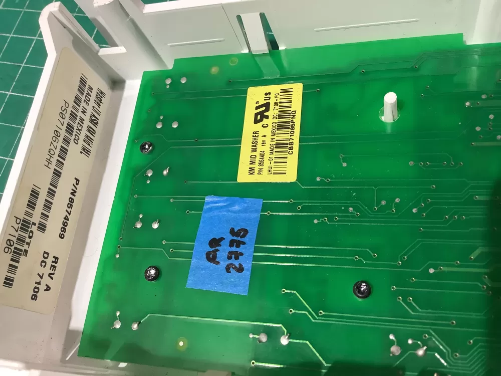 Whirlpool Kenmore WP8574969 8564404 Washer Control Board AZ199120 | AR2775
