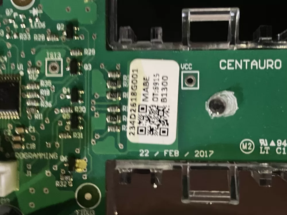 GE 234D2618G001 WE04X27284 Dryer Control Board AZ35256 | Wm422