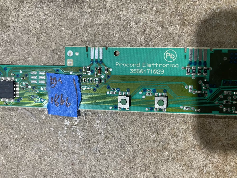 Bosch Dishwasher Control Panel - Part# 9000724124 AZ76360 | BK1866