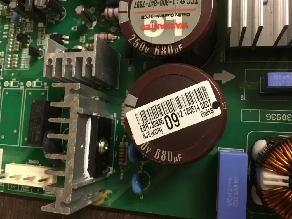 LG Kenmore EBR73093601 EBR73093606 Refrigerator Control Board AZ14858 | NR558