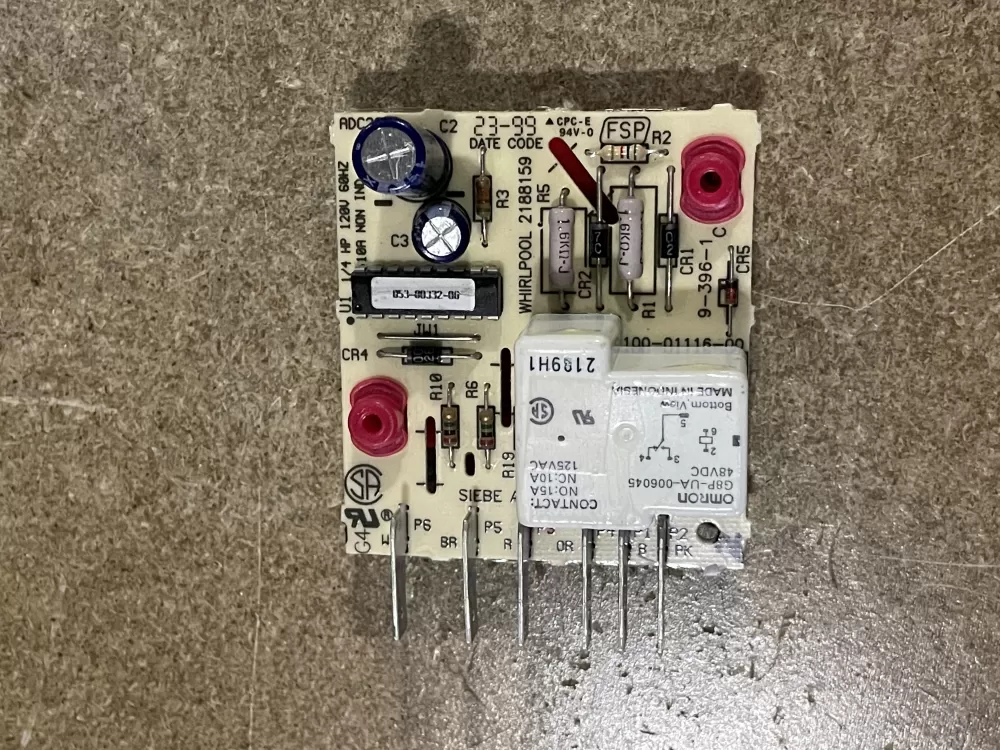 Whirlpool  Maytag  KitchenAid  Kenmore AP3109394 844415 2154958 2154985 2169267 2169269 2188159 2303824 4388932 4388932R PS372261 Refrigerator Defrost Control Board