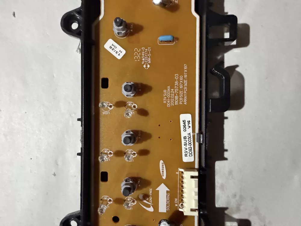 Samsung Dd61 00405a Dishwasher Control Board Display AZ215554 | KM2720