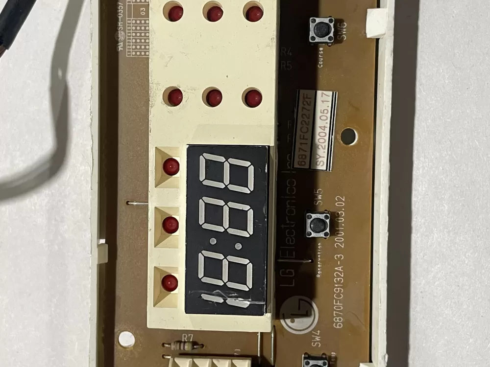 LG 6871FC2272F Washing Machine Control Board AZ155290 | KMV723