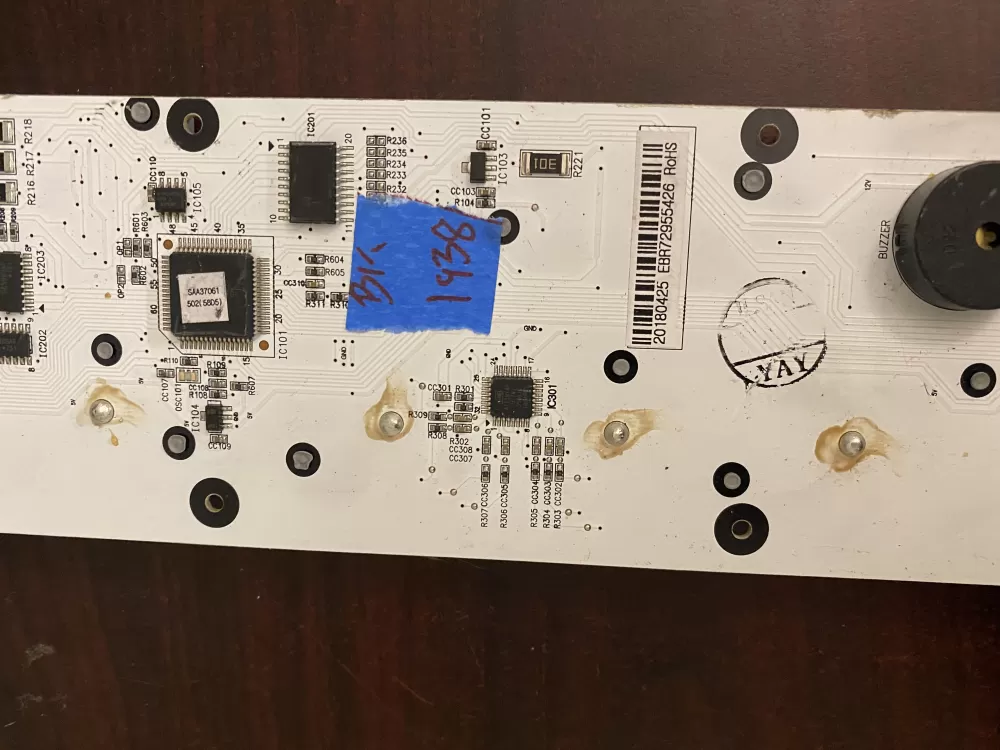 LG EBR72955422 EBR72955426 Refrigerator Control Board AZ54330 | BK1938