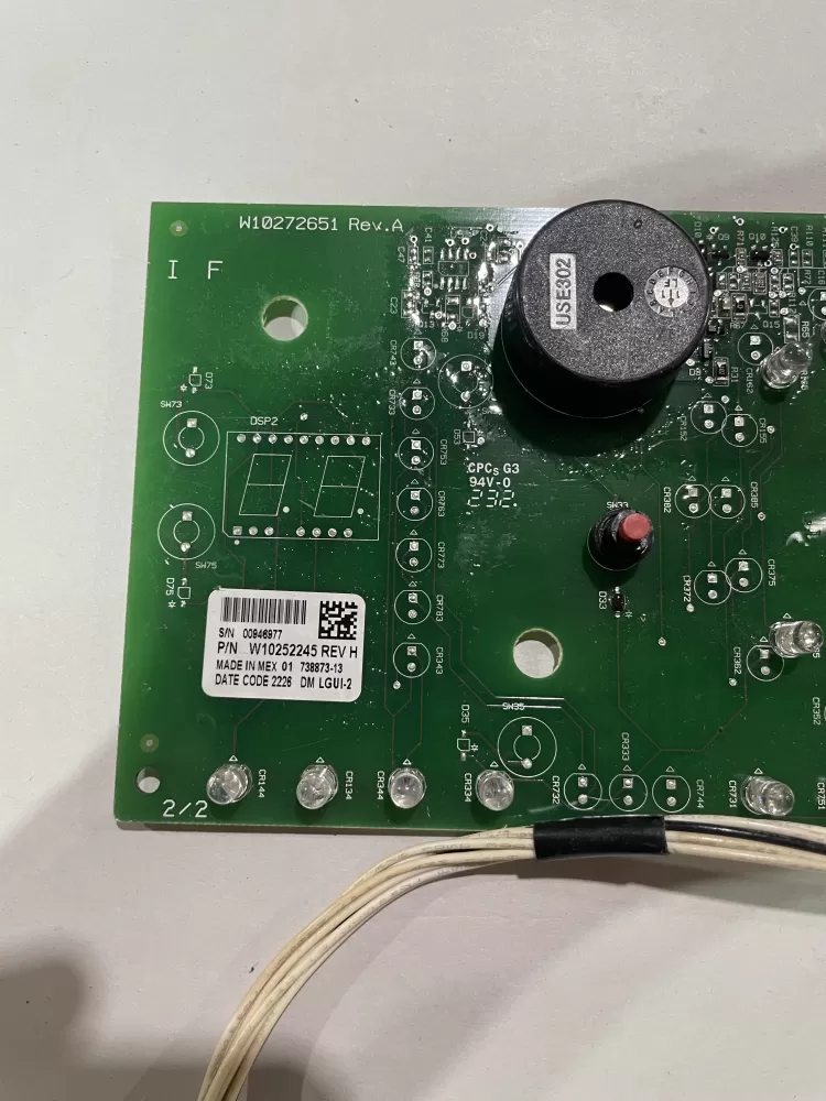 Whirlpool W10252245 Dryer Control Board AZ171049 | KM469