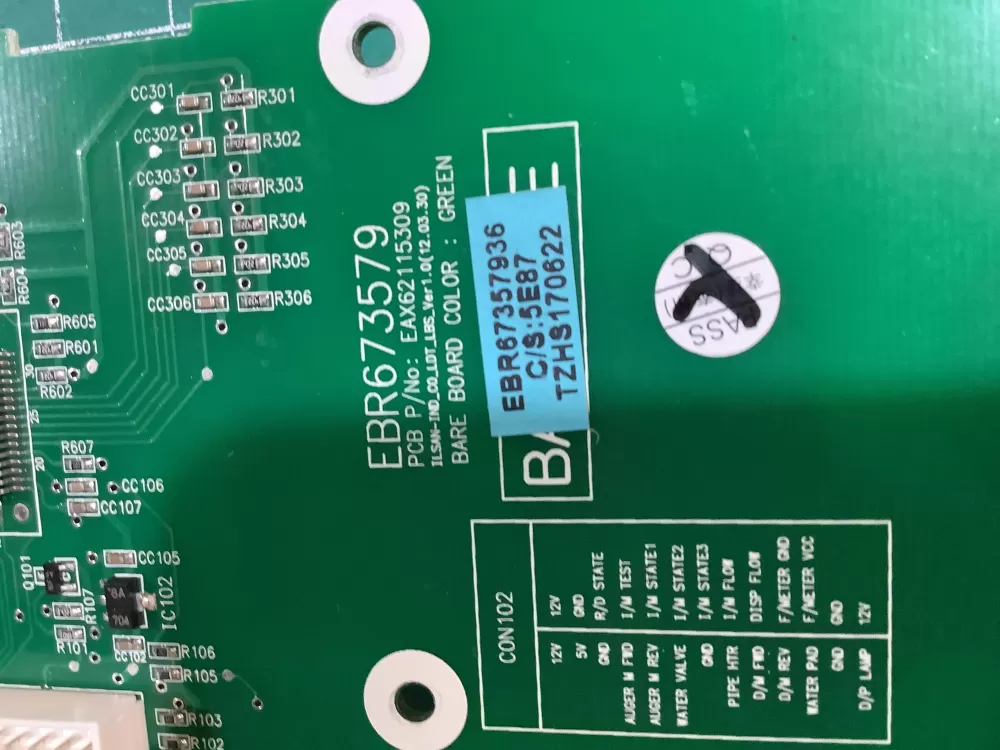LG EBR67357936 Refrigerator Display Control Board AZ162627 | ZC235