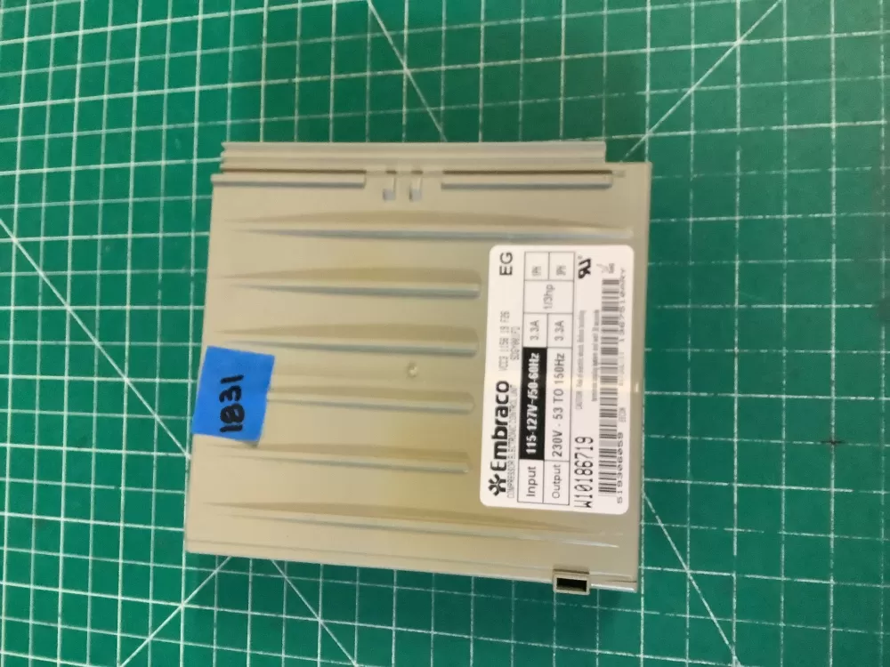 Whirlpool W1089391 Refrigerator Compressor Inverter Control AZ223386 | NR1831