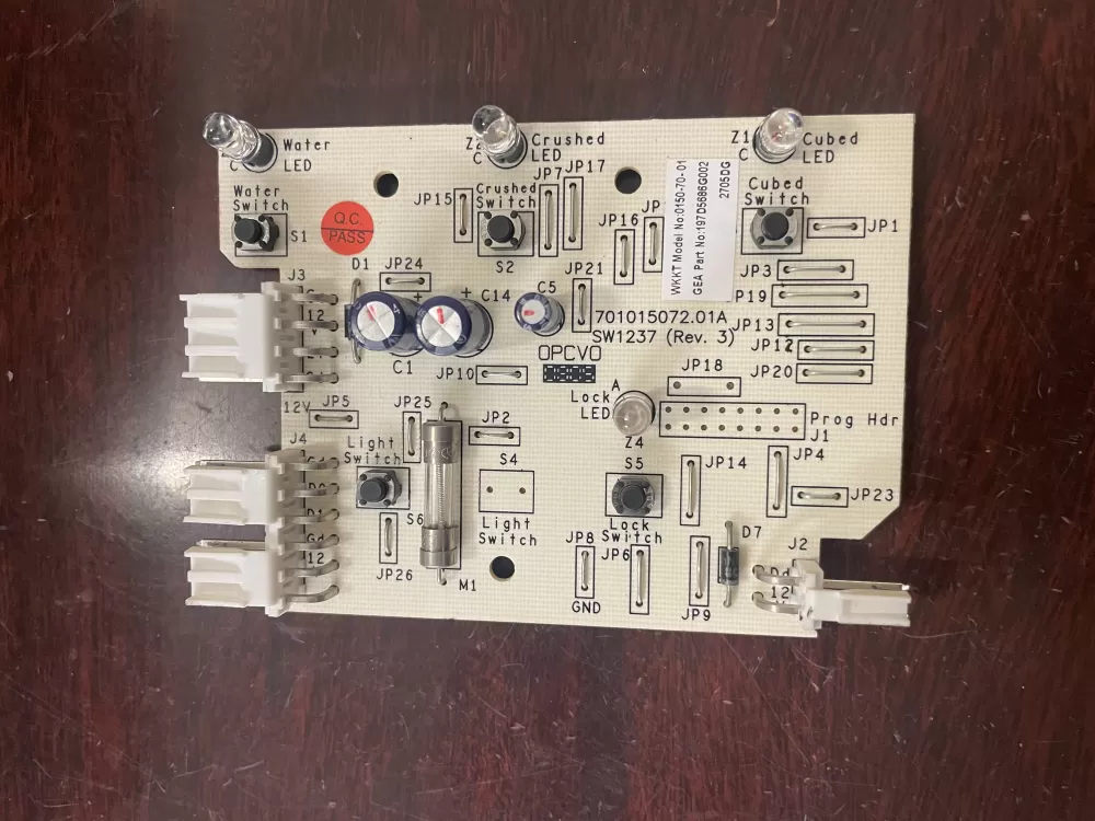 GE 197D5686G002 Refrigerator Control Board AZ38351 | KM717