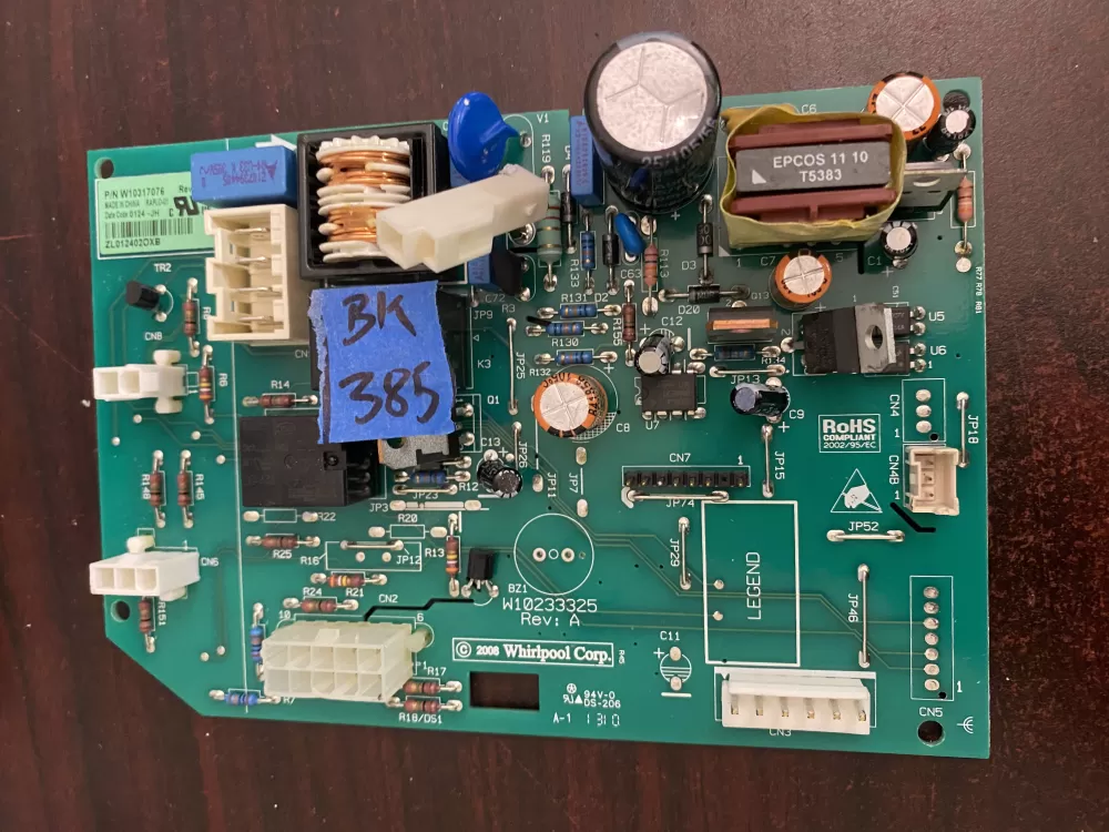 Whirlpool Kenmore W10205552 Refrigerator Control Board AZ36870 | BK385