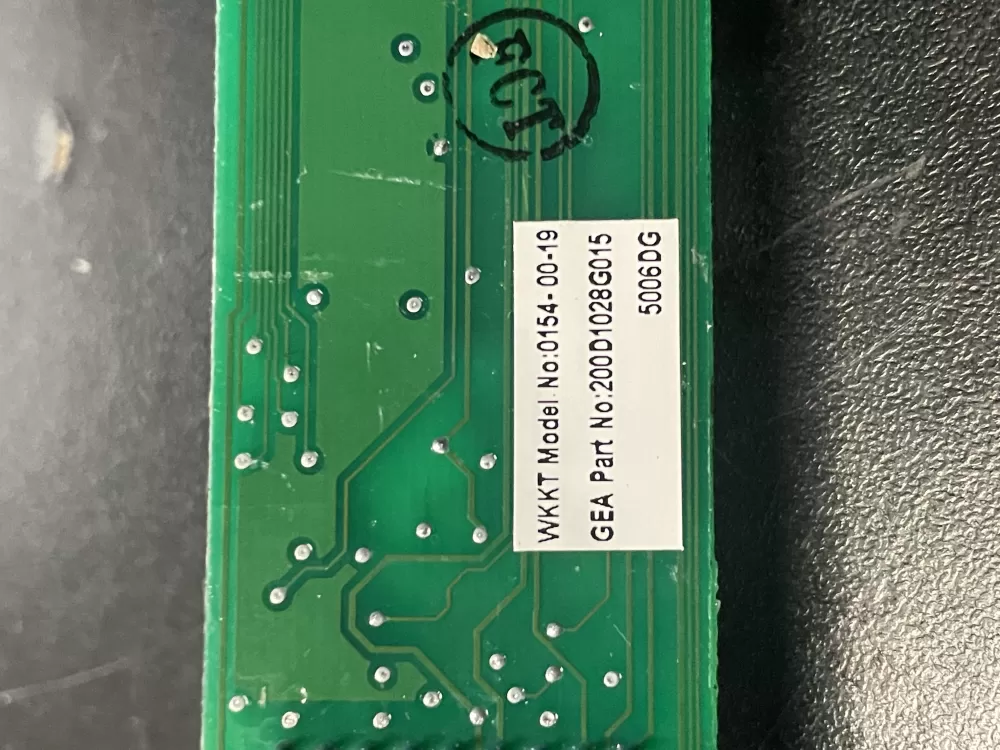GE Refrigerator Display Control Board AZ10590 | 1612