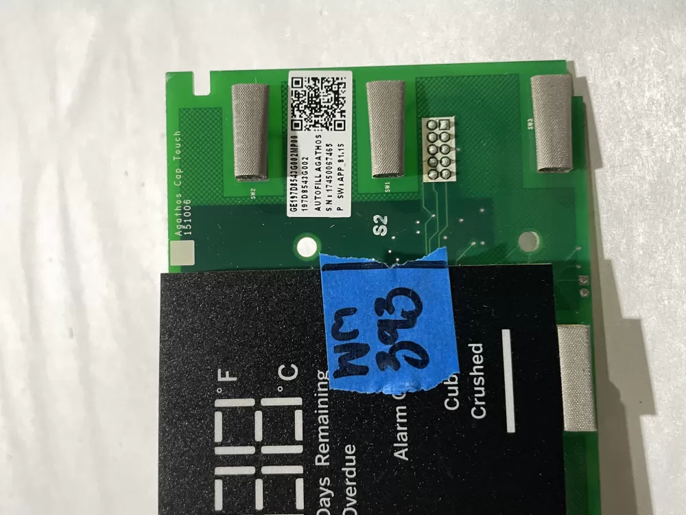 GE 200D5948P011 Refrigerator Display UI Control Board AZ184572 | Wm393