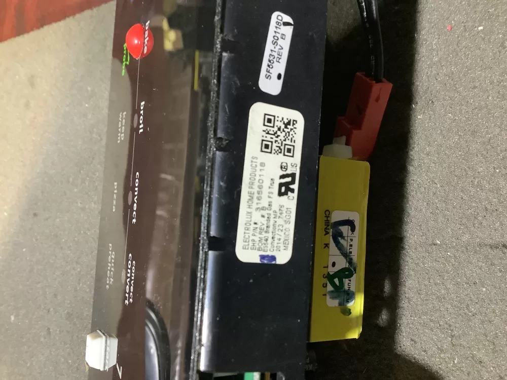 Frigidaire 316560118 SF5531 S0118C Oven Control Board AZ113184 | NR2124