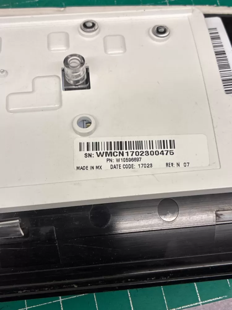 W10596697 Whirlpool Washer Control Panel