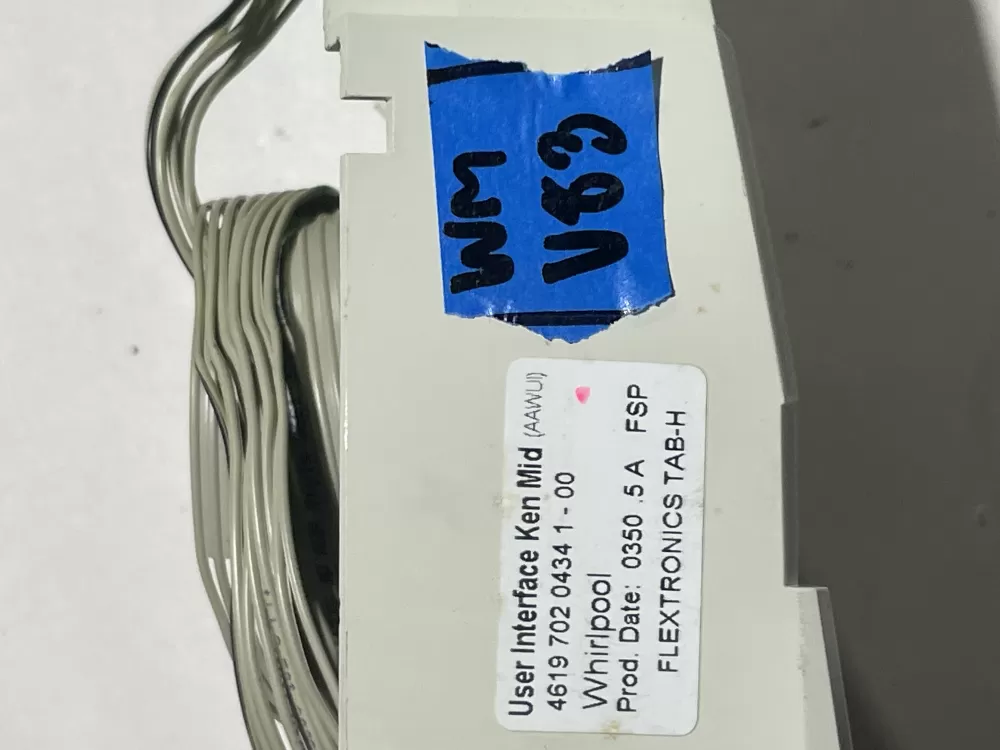 Whirlpool 4619 702 0434 1 - 00 Washer Control Board AZ139392 | Wmv83