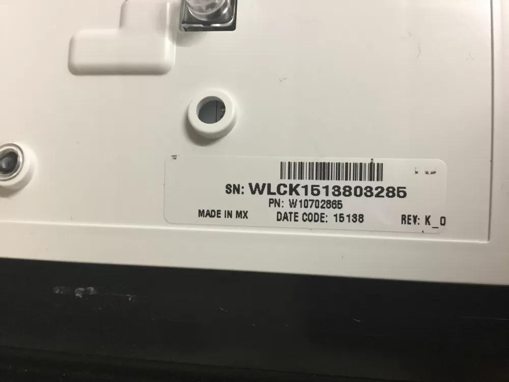 Whirlpool W10702865 W10870768 Washer Control Board Panel AZ19186 | NRV306