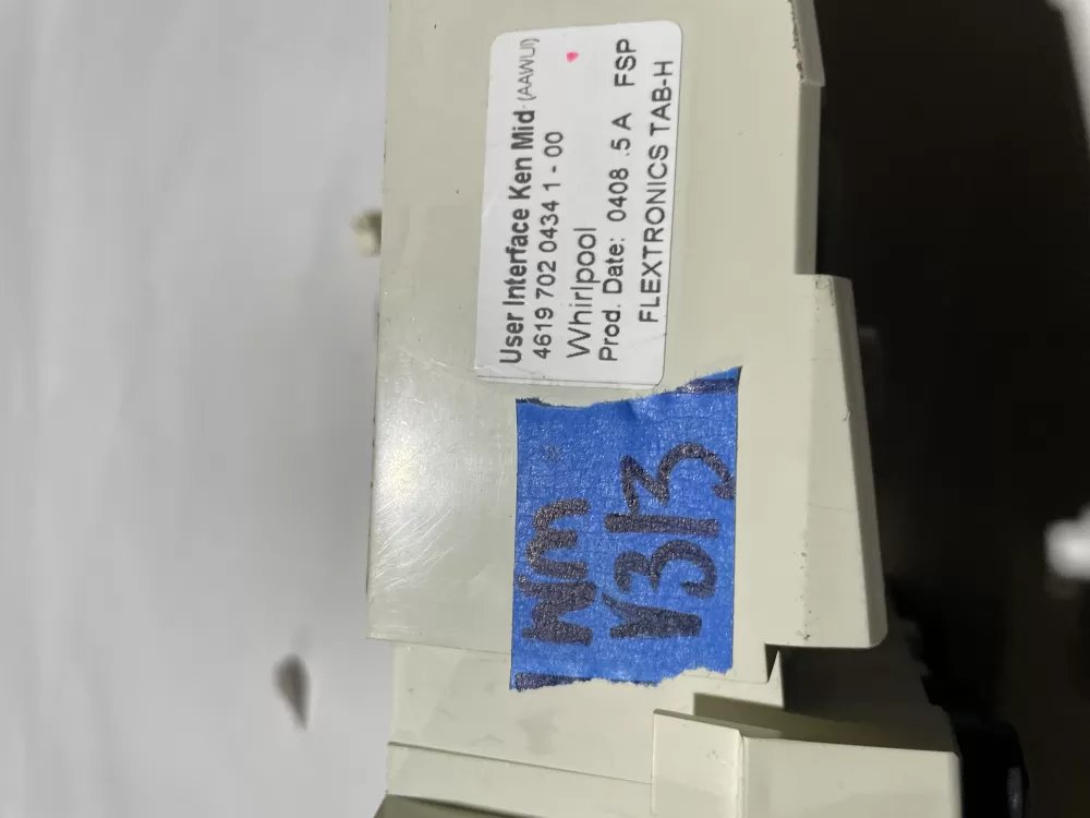 Whirlpool 4619 702 0434 1 - 00 Washer Control Board AZ130617 | Wmv313