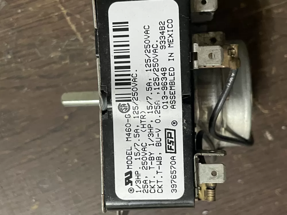 Whirlpool 3976570A Dryer Timer AZ45853 | Wm715