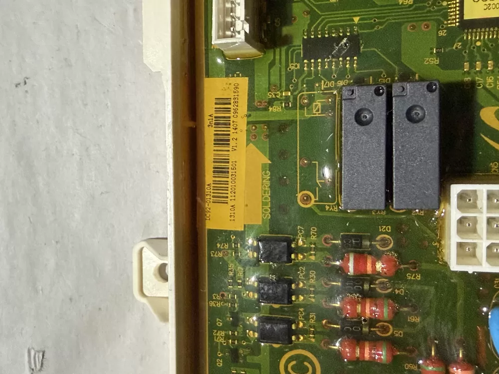 Samsung DC92-01310A Dryer Control Board AZ211303 | KM546