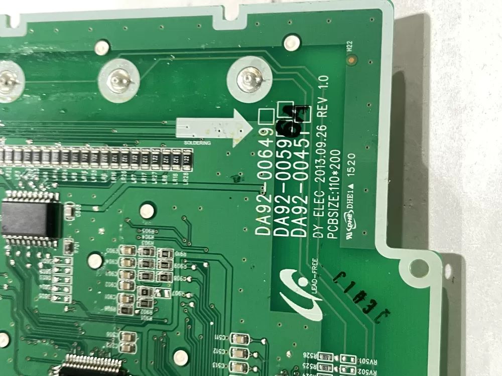 Samsung DA92-00596A Refrigerator Dispenser Control Board AZ183474 | Wm2703