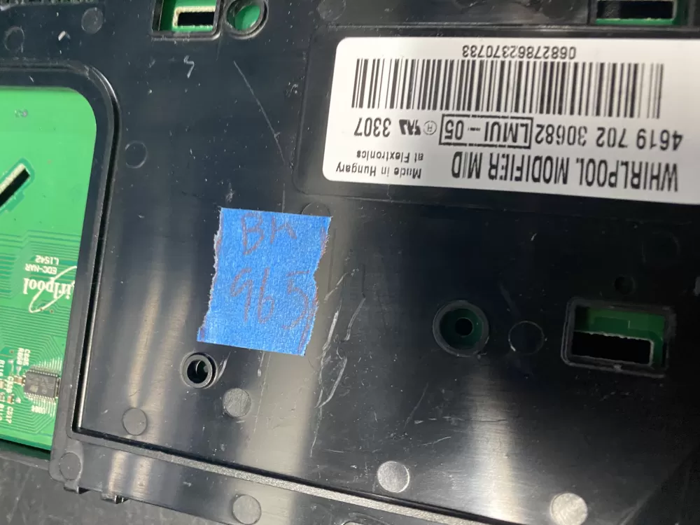 Whirlpool 4619 702 30682 Washer Control Board UI Assembly AZ18830 | BK965