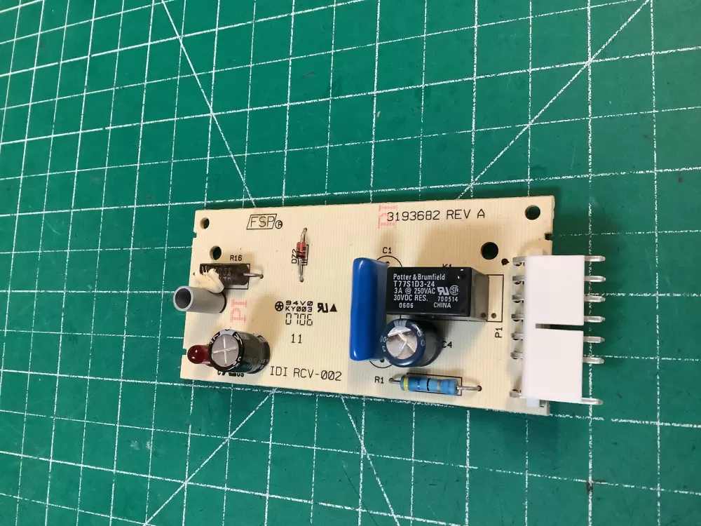 Whirlpool  Kenmore  Maytag  KitchenAid W10757851  AP5956767  W11629974  4389102  2198585  2198586  2220398  2220402  2255114  3452789  4388635  4389102R  PS10064583  TJ4389102R  W10193666  W10193840  W10290817 Refrigerator Ice Control Board