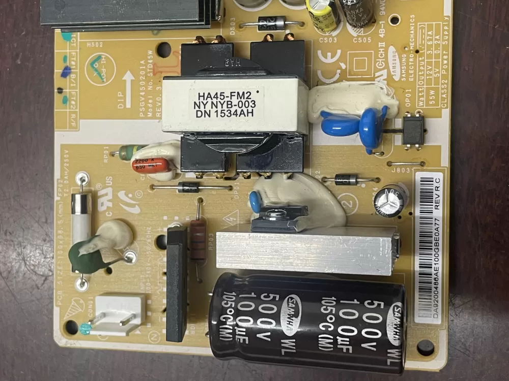 Samsung DA92 00486A Refrigerator Control Board AZ34705 | KM1702